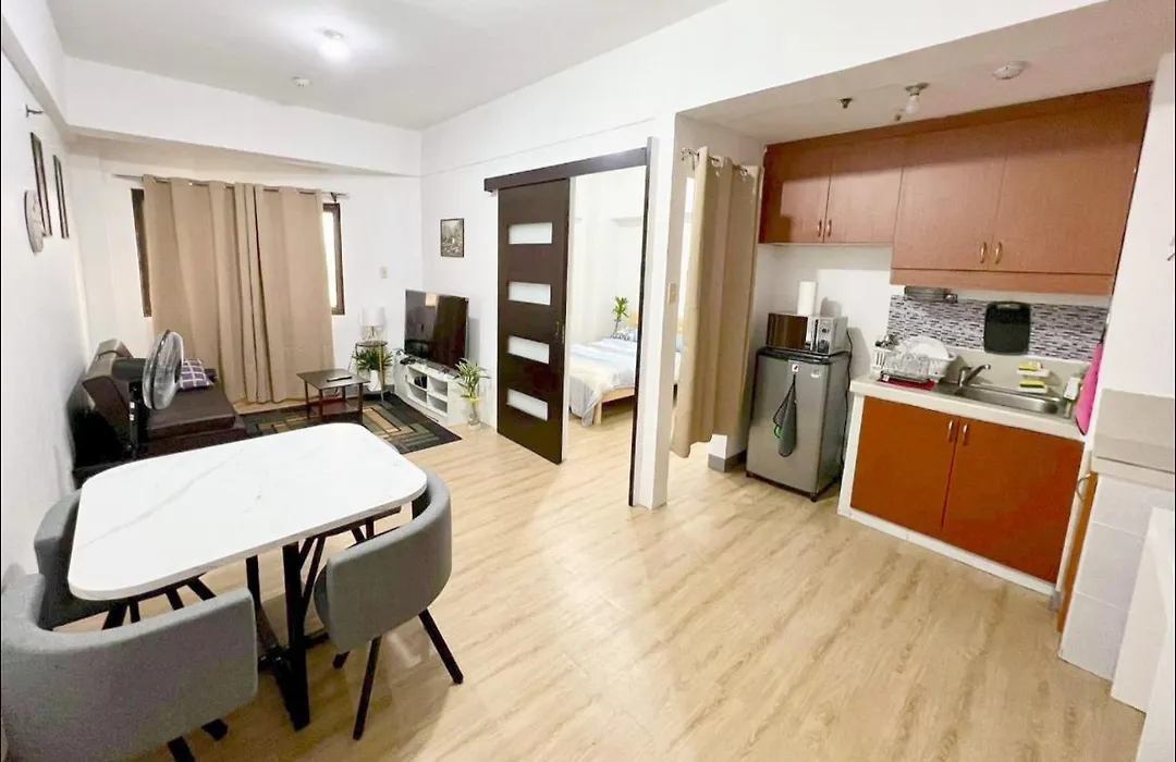 Апартаменты One Bedroom With Fast Wifi At Eastwood Lafayette Tower Quezon City Манила